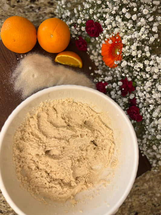 Orange Vanilla Tallow Sugar Scrub